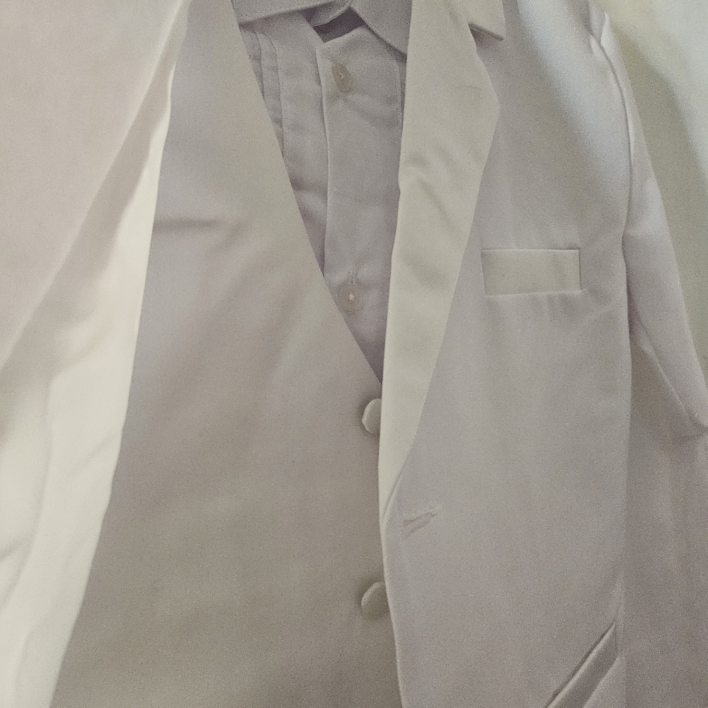 Kids White Blazer